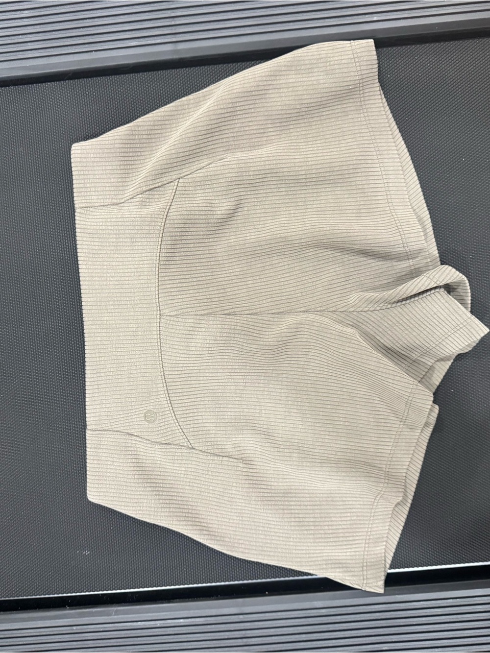 lululemon athletica Ribbed High-Waist Lounge Shorts - Taupe - Picture 5 of 8